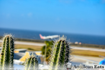 American Airlines - boeing 737 taking off from Curacao