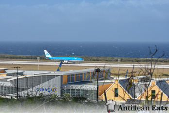 KLM Airbus A330 - taxiing at Curacao Airport