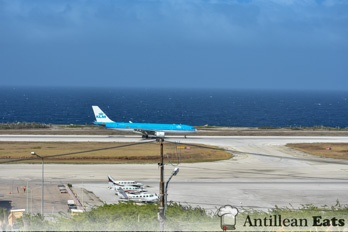 KLM Airbus A330 - taxiing at Curacao Airport