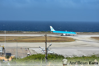 KLM Airbus A330 - taxiing at Curacao Airport