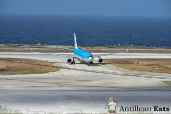 KLM Airbus A330 - taxiing at Curacao Airport