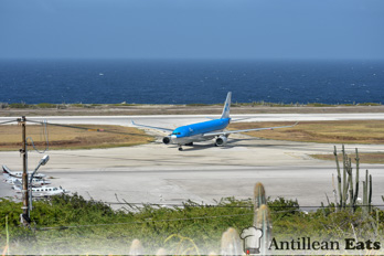 KLM Airbus A330 - taxiing at Curacao Airport
