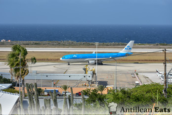 KLM Airbus A330 - taxiing at Curacao Airport