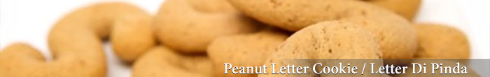 Peanut Letter Cookie / Letter Di Pinda