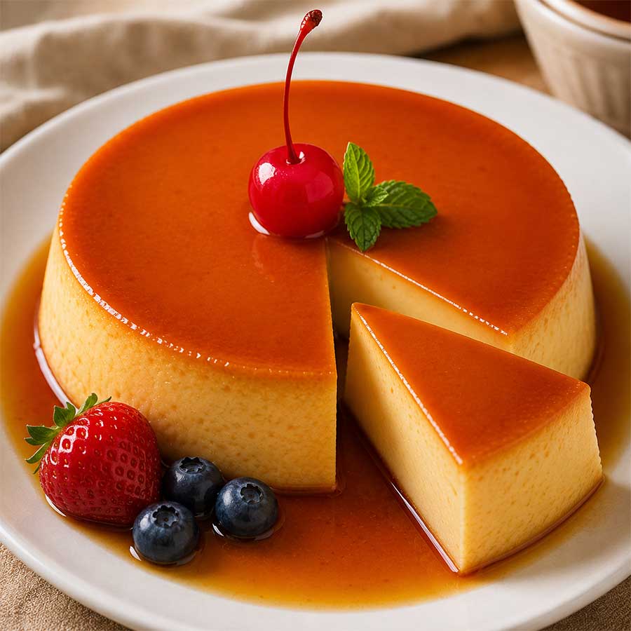 Caramel Custard Dessert (Quesillo)