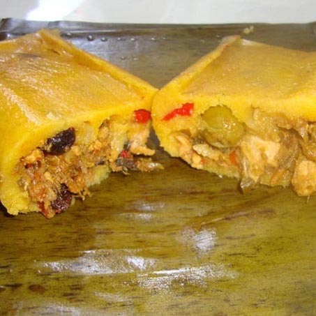 Chicken Hallacas/Ayaka di Galinja - Antillean Eats Recipes