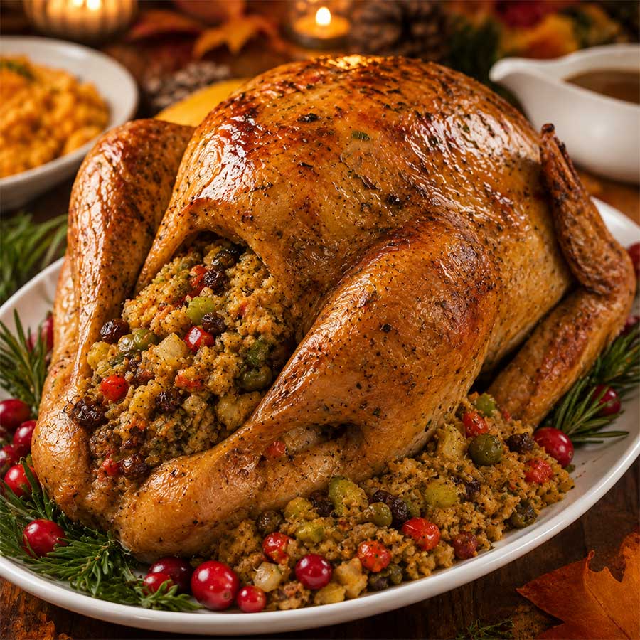 Curaçao Stuffed Turkey